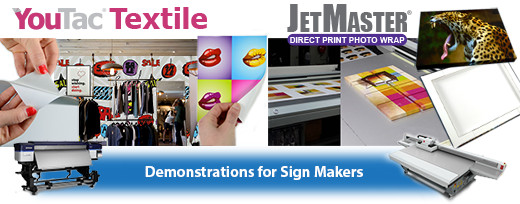 Demonstrations for Sign Makers - POS and retail décor - Innova Art at FESPA Digital 2016
